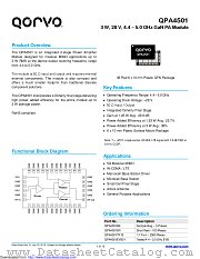 QPA4501 datasheet pdf Qorvo