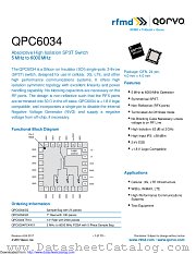 QPC6034 datasheet pdf Qorvo