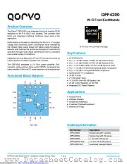 QPF4200 datasheet pdf Qorvo