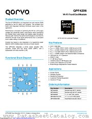 QPF4206 datasheet pdf Qorvo