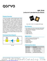 QPL7210 datasheet pdf Qorvo