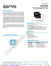 QPQ1909 datasheet pdf Qorvo