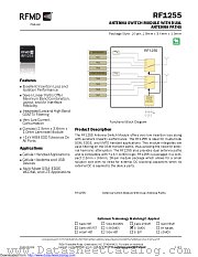 RF1255 datasheet pdf Qorvo