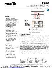 RF2053 datasheet pdf Qorvo