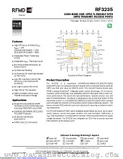 RF3235 datasheet pdf Qorvo