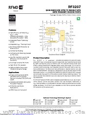 RF3237 datasheet pdf Qorvo