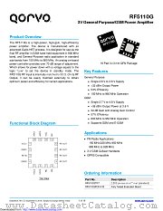 RF5110G datasheet pdf Qorvo