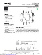 RF6519 datasheet pdf Qorvo