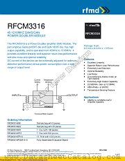 RFCM3316 datasheet pdf Qorvo