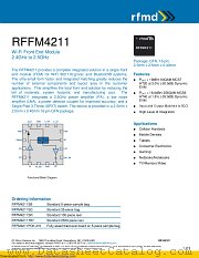 RFFM4211 datasheet pdf Qorvo