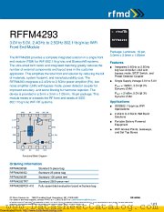RFFM4293 datasheet pdf Qorvo