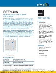 RFFM4551 datasheet pdf Qorvo