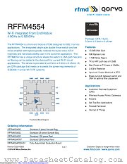 RFFM4554 datasheet pdf Qorvo