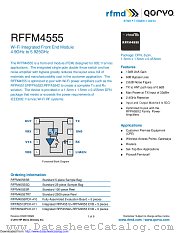 RFFM4555 datasheet pdf Qorvo
