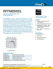 RFFM8500Q datasheet pdf Qorvo