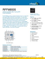 RFFM8505 datasheet pdf Qorvo