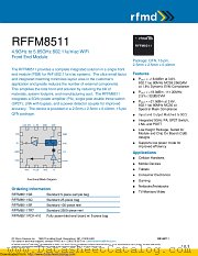 RFFM8511 datasheet pdf Qorvo