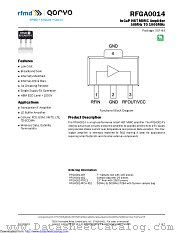 RFGA0014 datasheet pdf Qorvo