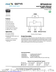 RFGA2044 datasheet pdf Qorvo