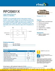 RFOS6012 datasheet pdf Qorvo