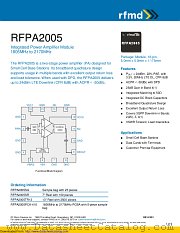 RFPA2005 datasheet pdf Qorvo