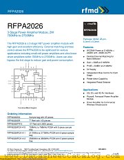 RFPA2026 datasheet pdf Qorvo