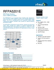 RFPA5201E datasheet pdf Qorvo