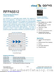 RFPA5512 datasheet pdf Qorvo