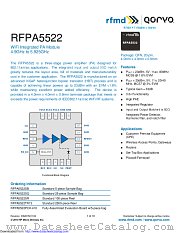 RFPA5522 datasheet pdf Qorvo