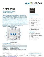RFPA5532 datasheet pdf Qorvo