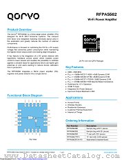RFPA5562 datasheet pdf Qorvo