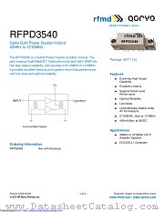 RFPD3540 datasheet pdf Qorvo