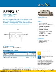 RFPP3180 datasheet pdf Qorvo