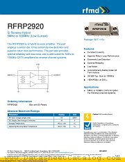 RFRP2920 datasheet pdf Qorvo
