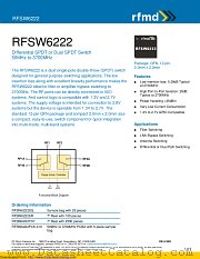 RFSW6222 datasheet pdf Qorvo