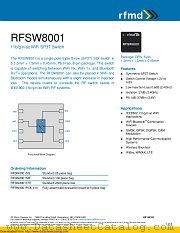 RFSW8001 datasheet pdf Qorvo