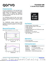 TGA2522-SM datasheet pdf Qorvo