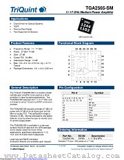 TGA2565-SM datasheet pdf Qorvo