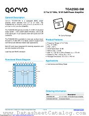 TGA2583-SM datasheet pdf Qorvo