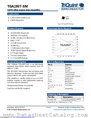 TGA2807-SM datasheet pdf Qorvo