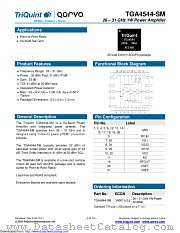 TGA4544-SM datasheet pdf Qorvo