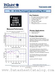 TGC4402-SM datasheet pdf Qorvo