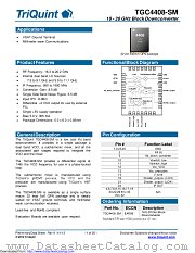 TGC4408-SM datasheet pdf Qorvo