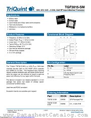 TGF3015-SM datasheet pdf Qorvo