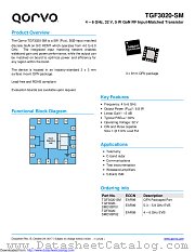 TGF3020-SM datasheet pdf Qorvo