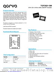 TGF3021-SM datasheet pdf Qorvo