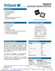 TQC0015 datasheet pdf Qorvo