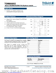 TQM666052 datasheet pdf Qorvo