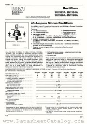 1N1188RA datasheet pdf RCA Solid State