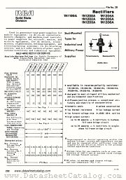 1N1206RA datasheet pdf RCA Solid State